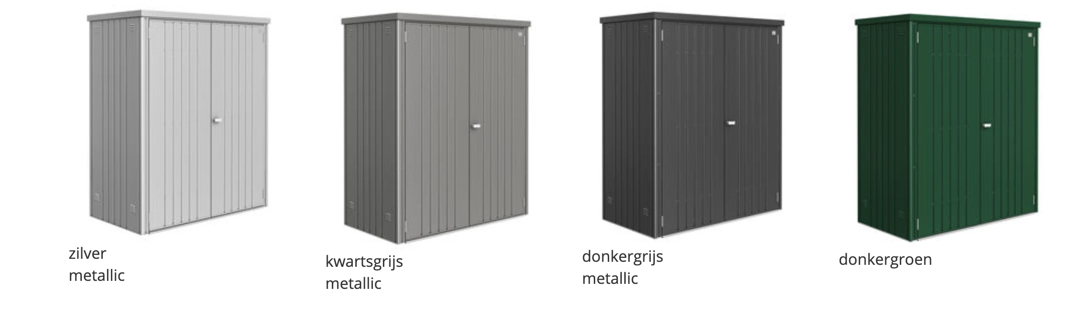 Biohort Tuinkast Donkergroen 93 x 83 x 282.5 cm - Afbeelding 4